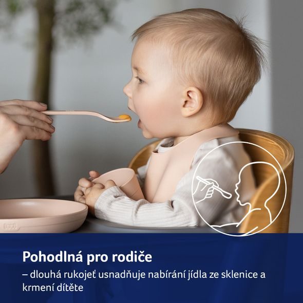 LOVI PRVNÍ KRMÍCÍ LŽIČKY 2KS PISTACHIO - LŽIČKY A PŘÍBORY - KRMENÍ