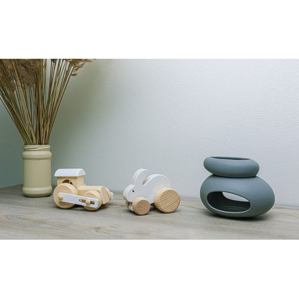 ZOPA DŘEVĚNÉ JEZDÍCÍ ZVÍŘÁTKO - AUTÍČKA A JEZDÍCÍ - PRO DĚTI