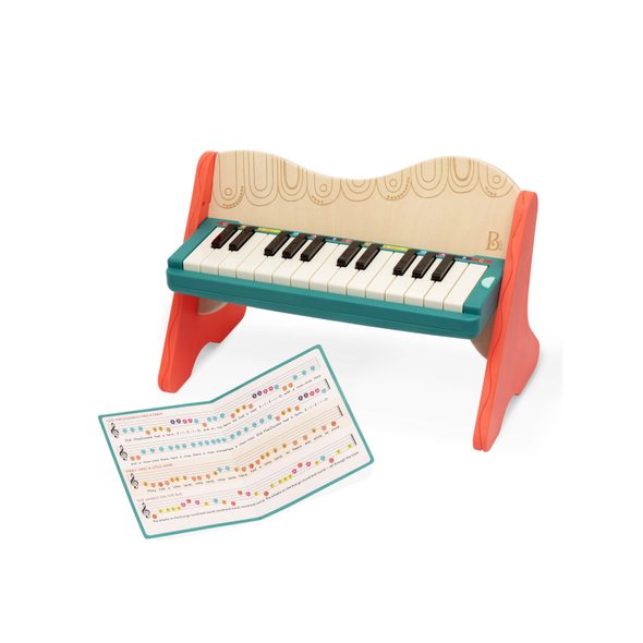B-TOYS PIÁNO DŘEVĚNÉ MINI MAESTRO - HUDEBNÍ - PRO DĚTI