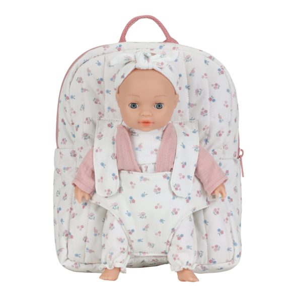 LITTLE DUTCH BATŮŽEK S NOSÍTKEM PRO PANENKY PINK - LITTLE DUTCH - PRO DĚTI