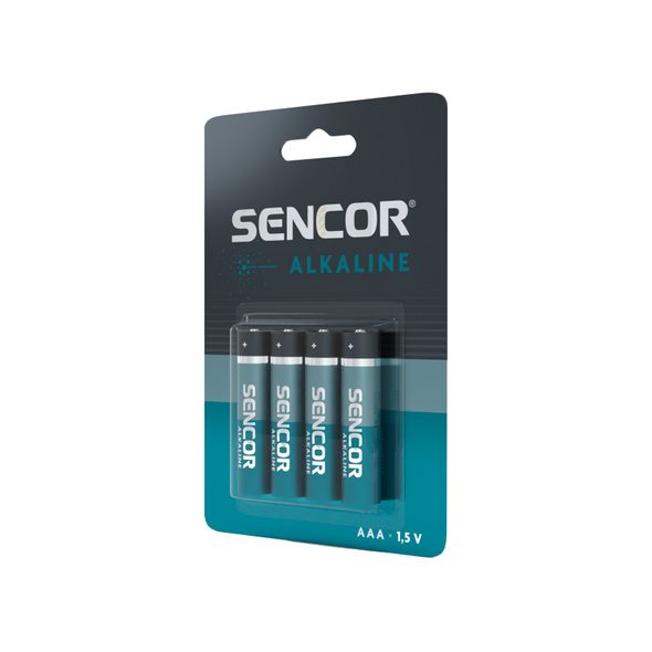 SENCOR ALKALICKÉ BATERIE AAA 4 KS - BATERIE - PRO DĚTI