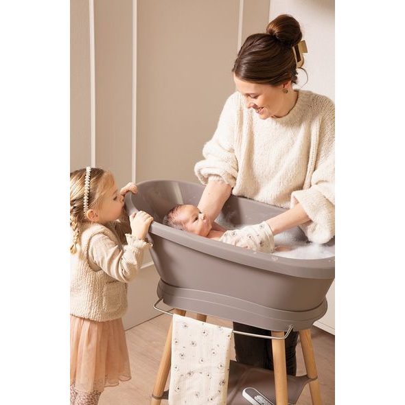 BEBE-JOU DIGITÁLNÍ VANIČKA BÉBÉ-JOU SENSE EDITION CHALK BROWN - VANIČKY PLASTOVÉ - KOUPÁNÍ A ZDRAVÍ