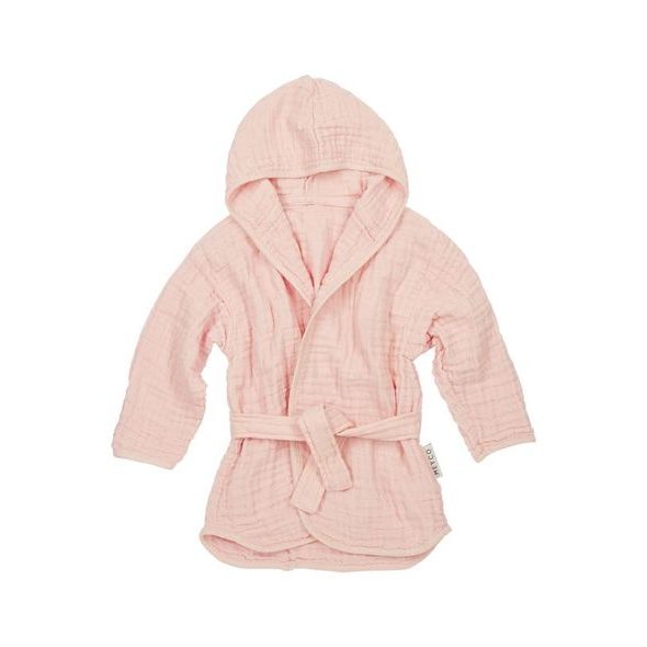 MEYCO MUŠELÍNOVÝ ŽUPÁNEK 86/92 - SOFT PINK - OSUŠKY A DĚTSKÉ ŽUPANY - KOUPÁNÍ A ZDRAVÍ