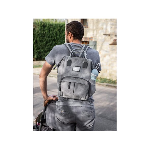 BEABA PŘEBALOVACÍ BATOH WELLINGTON HEATHER GREY - PŘEBALOVACÍ BATOHY - KOČÁRKY A PŘÍSLUŠENSTVÍ