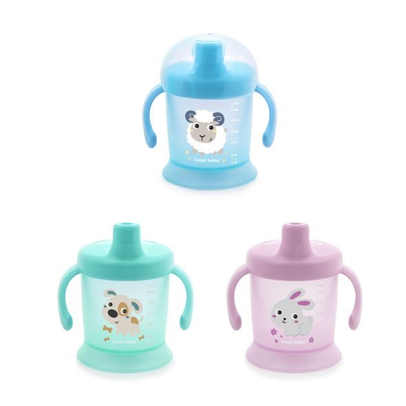 CANPOL BABIES NEVYLÉVACÍ HRNÍČEK BUNNY & COMPANY 200 ML - KOJENECKÉ LAHVE - KRMENÍ