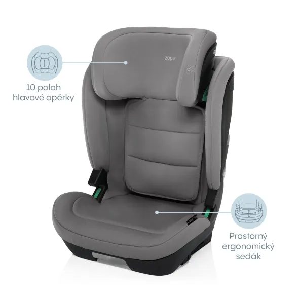 ZOPA AUTOSEDAČKA MATRIX S I-SIZE - AUTOSEDAČKY 15-36KG - AUTOSEDAČKY A PŘÍSLUŠENSTVÍ