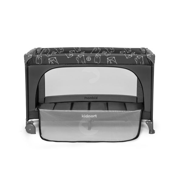 KIDNORT CESTOVNÍ POSTÝLKA KIDNORT GROTTA TMAVĚ ŠEDÁ - CESTOVNÍ POSTÝLKY - SPINKÁNÍ