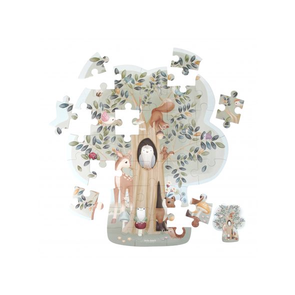 LITTLE DUTCH PUZZLE MAXI FOREST FRIENDS - PUZZLE - PRO DĚTI