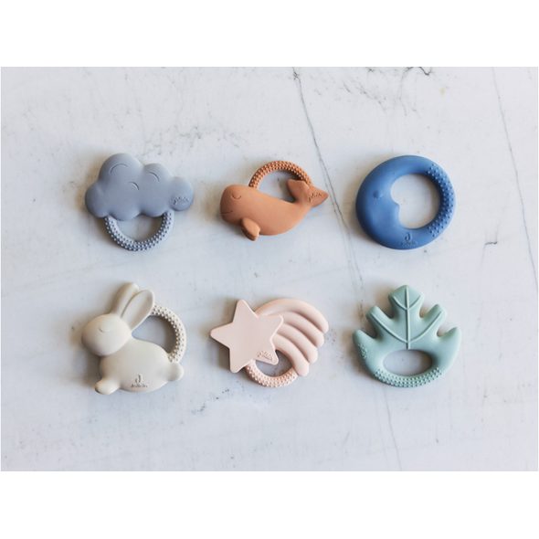 JOLLEIN KOUSÁTKO LATEX HVĚZDA PALE PINK - KOUSÁTKA - PRO DĚTI