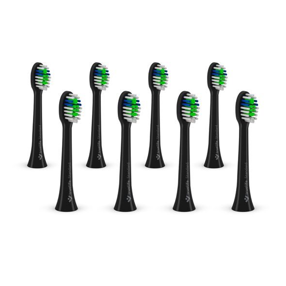 TRUELIFE SONICBRUSH COMPACT-SERIES HEADS STANDARD BLACK 8 PACK - PÉČE O ZUBY - PRO MAMINKY