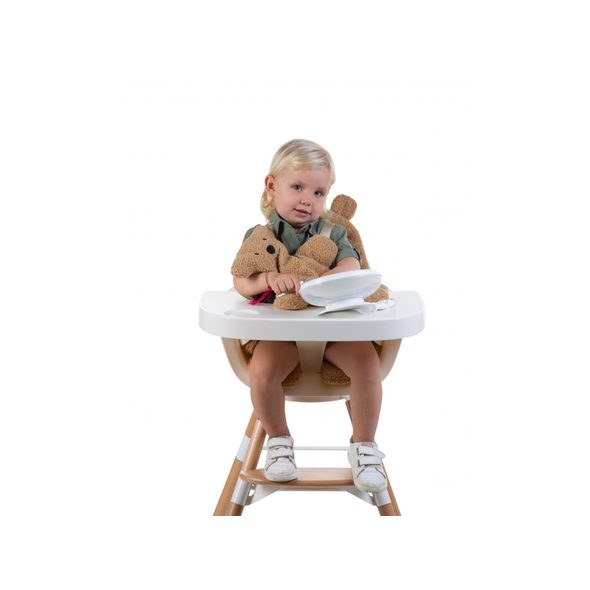 CHILDHOME SEDACÍ PODLOŽKA DO ŽIDLIČKY EVOLU TEDDY BEIGE - DOPLŇKY K ŽIDLIČKÁM - KRMENÍ