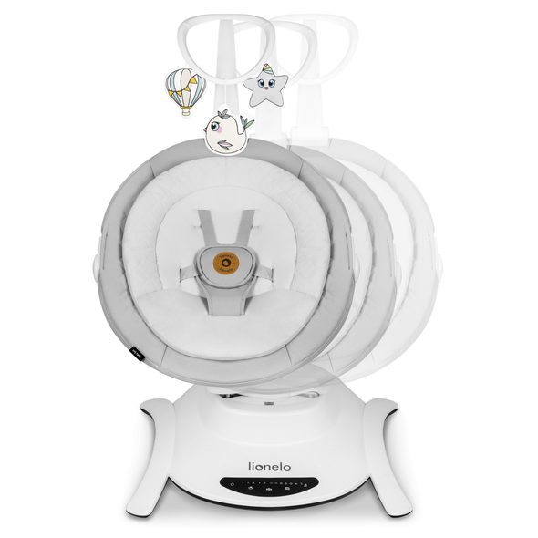 LIONELO BELLA HOUPAČKA GREY CONCRETE SET 2V1 - LEHÁTKA A HOUPADLA - SPINKÁNÍ