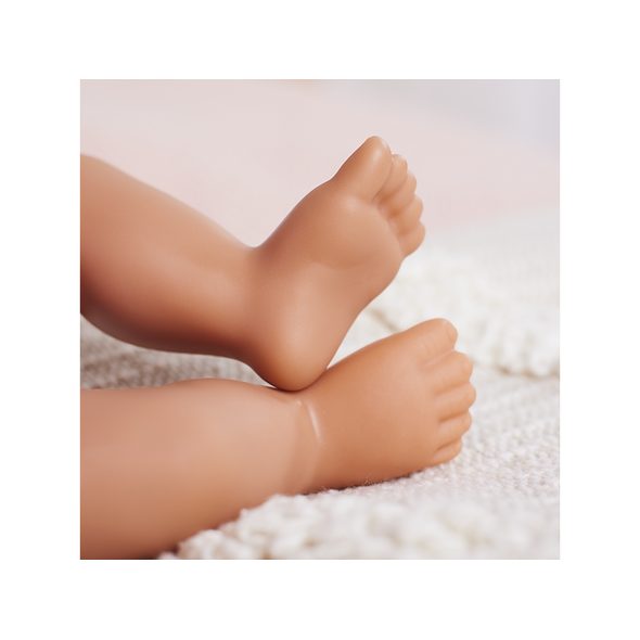 LULLA BABY PANENKA 35 CM V OVERALU S ČELENKOU FLORAL LILA - PANENKY - PRO DĚTI