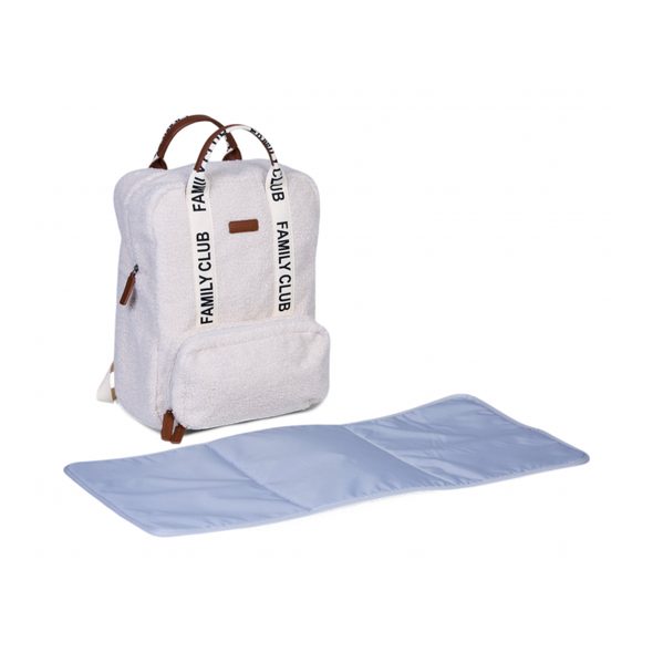CHILDHOME PŘEBALOVACÍ BATOH FAMILY CLUB SIGNATURE TEDDY OFF WHITE - PŘEBALOVACÍ BATOHY - KOČÁRKY A PŘÍSLUŠENSTVÍ