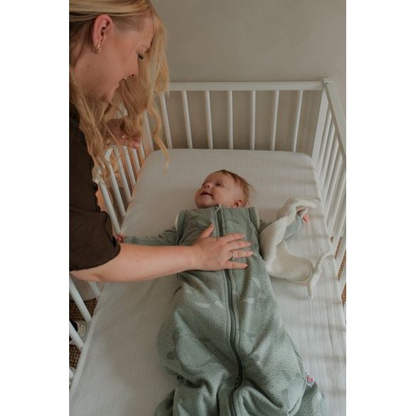 LODGER SPACÍ PYTEL S RUKÁVY MATCHA SILK VEL. 86/98 - SPACÍ PYTLE - SPINKÁNÍ