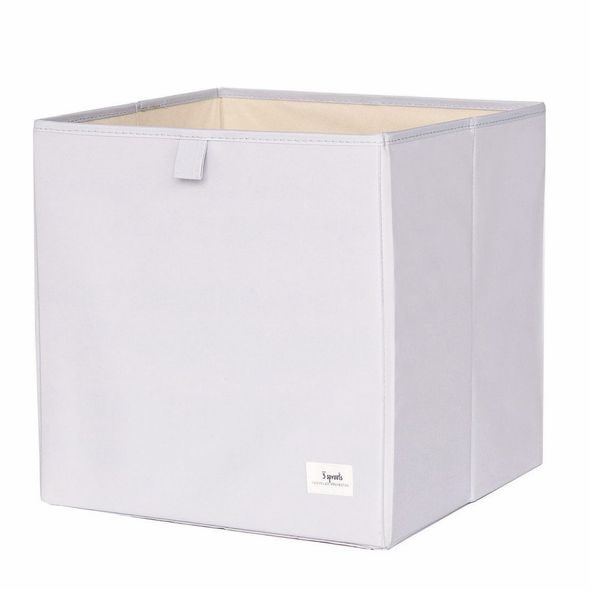3 SPROUTS ÚLOŽNÝ BOX RECYCLED SOLID/LIGHT GRAY - BOXY NA HRAČKY - SPINKÁNÍ