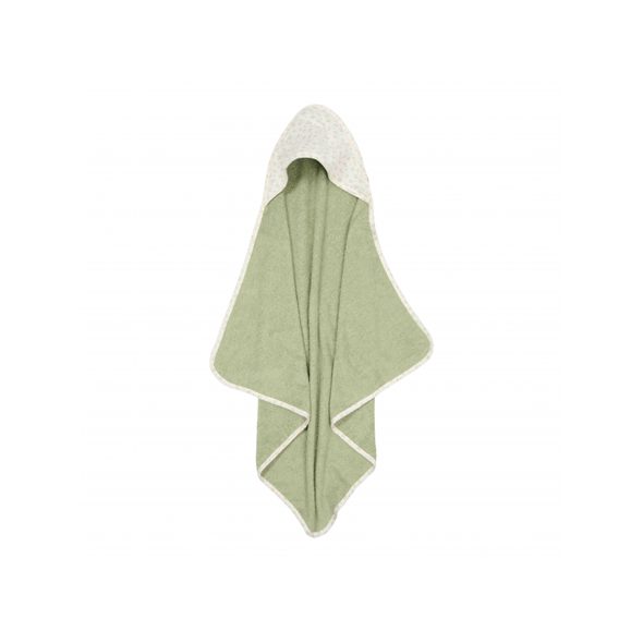 LITTLE DUTCH OSUŠKA S KAPUCÍ 75X75 CM BLUEBERRY LEAVES - OSUŠKY A DĚTSKÉ ŽUPANY - KOUPÁNÍ A ZDRAVÍ