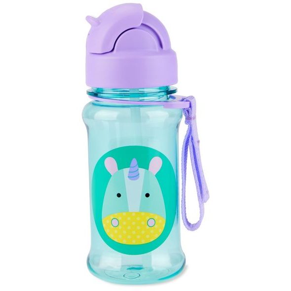 SKIP HOP ZOO TRITAN LÁHEV S BRČKEM 355ML CHOBOTNICE 12M+ - SPORTOVNÍ LAHVE - KRMENÍ