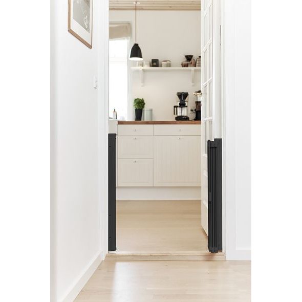 BABY DAN BABYDAN LAMELOVÁ ZÁBRANA ALMA BLACK 55-89CM, ŠROUBOVACÍ - BEZPEČNOST DĚTÍ V DOMÁCNOSTI - KOUPÁNÍ A ZDRAVÍ