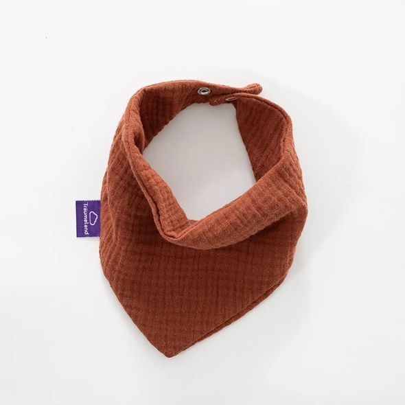 TRÄUMELAND BANDANA BIB 2 KS TERRAKOTTA & SALBEI GRÜN - BRYNDÁKY - KRMENÍ