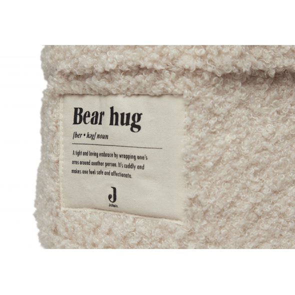 JOLLEIN KOŠÍK NA TOALETNÍ POTŘEBY BOUCLE NATUREL - DOPLŇKY KOUPÁNÍ - KOUPÁNÍ A ZDRAVÍ