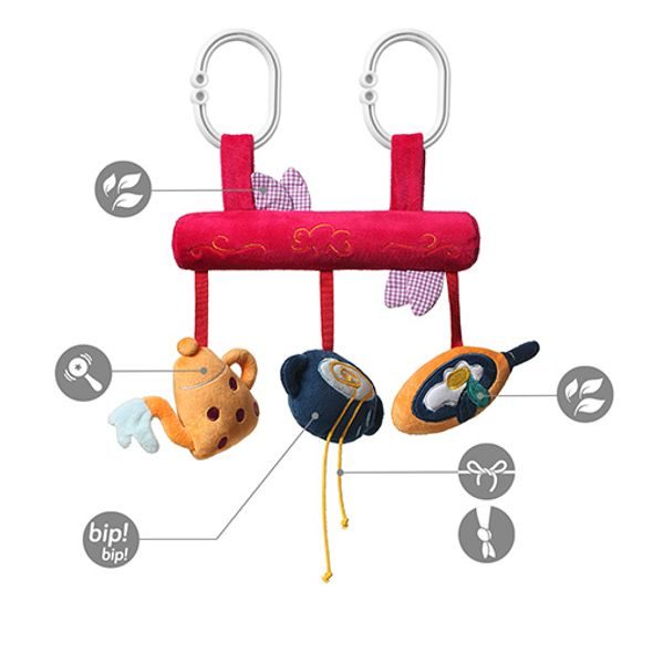 BABYONO HRAZDIČKA NA KOČÁREK SMALL COOK 0M+ - HRAČKY K ZAVĚŠENÍ - PRO DĚTI