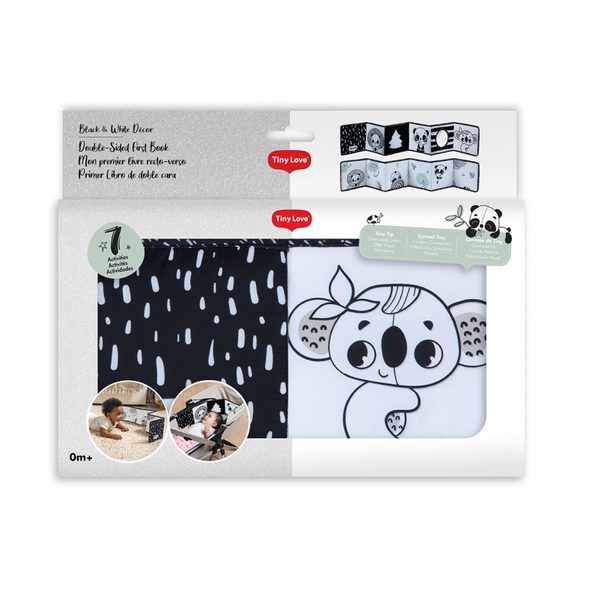 TINY LOVE KNÍŽKA PRO NEJMENŠÍ BLACK & WHITE - KNÍŽKY PRO NEJMENŠÍ - PRO DĚTI