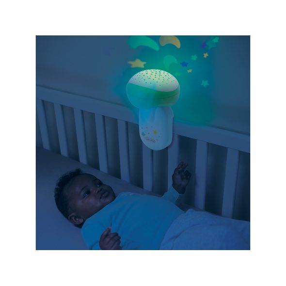 INFANTINO HUDEBNÍ KOLOTOČ S PROJEKCÍ 3V1 ZELENÝ - KOLOTOČE NA POSTÝLKU - PRO DĚTI