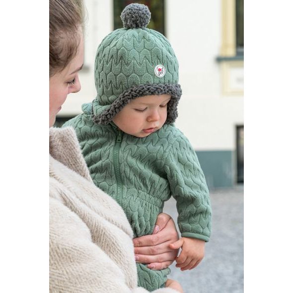 LODGER HATTER EMPIRE FLEECE GREEN BAY 3 - 6 MĚSÍCŮ - ČEPIČKY A KLOBOUČKY - PRO DĚTI