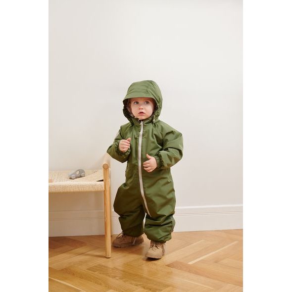 LEOKID ZIMNÍ KOMBINÉZA ONE COLOR GREEN LOWLAND VEL. 2 - 3 ROKY (VEL. 92) - ZIMNÍ KOMBINÉZY - PRO DĚTI