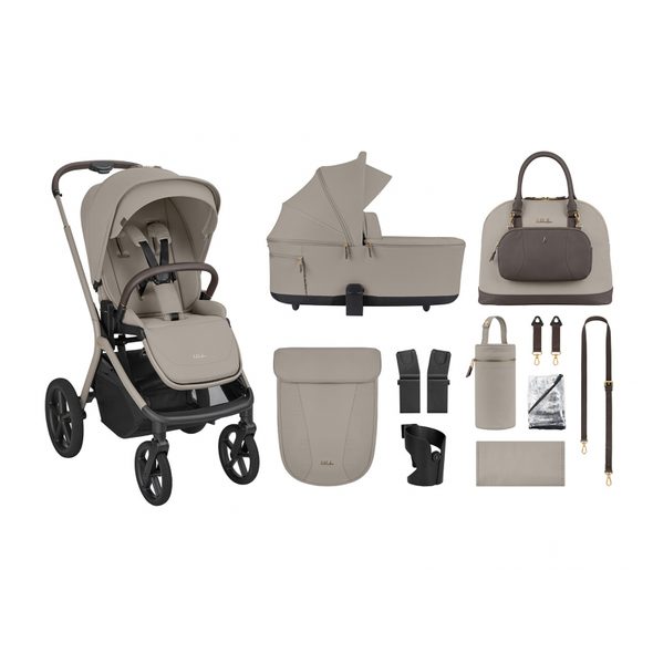 KIKKABOO KOČÁREK 2V1 GOYA PLATINUM CHAMPAGNE - DVOJKOMBINACE - KOČÁRKY A PŘÍSLUŠENSTVÍ