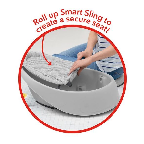 SKIP HOP VANIČKA S ERGONOMICKOU PODLOŽKOU MOBY 3 FÁZOVÁ ŠEDÁ - VANIČKY PLASTOVÉ - KOUPÁNÍ A ZDRAVÍ