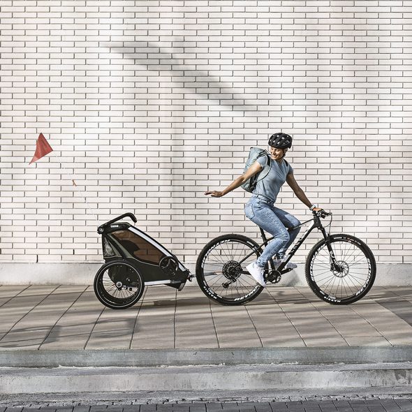 THULE CHARIOT LITE DOUBLE VINTAGE GREEN - VOZÍKY ZA KOLO - NOŠENÍ & SPORT