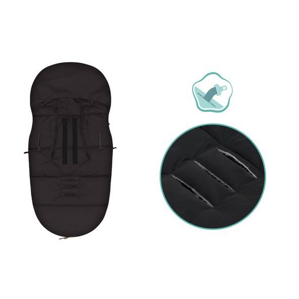 FILLIKID FUSAK ZIMNÍ OGRE REFLECT BLACK - FUSAKY DO KOČÁRKU - KOČÁRKY A PŘÍSLUŠENSTVÍ