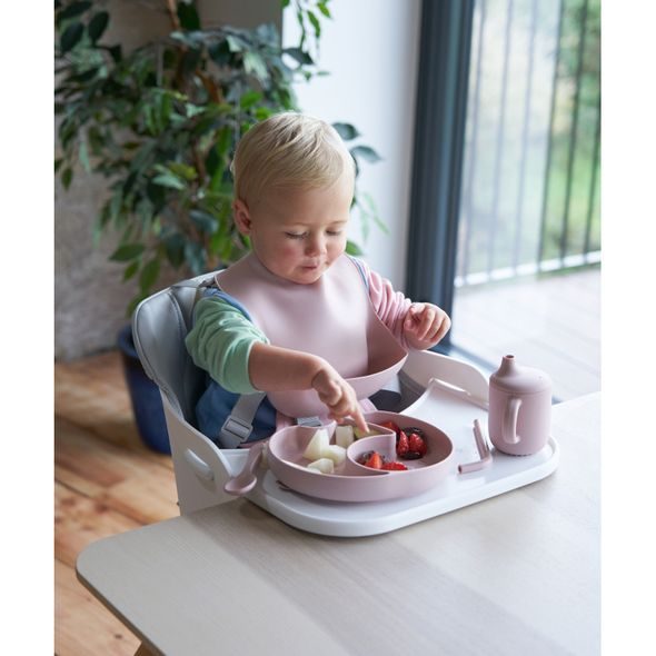 BABABING UNA WHITE / GREY - JÍDELNÍ ŽIDLIČKY DŘEVĚNÉ - KRMENÍ