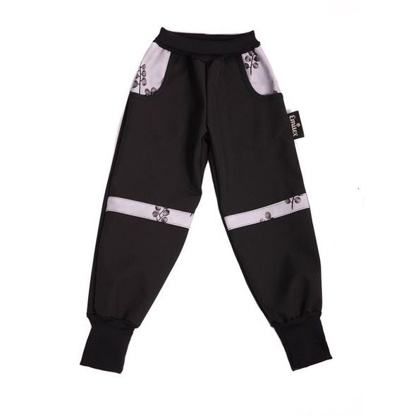 EMITEX DĚTSKÉ SOFT KALHOTY GREY BLOOMS - KALHOTKY A TEPLÁČKY - PRO DĚTI