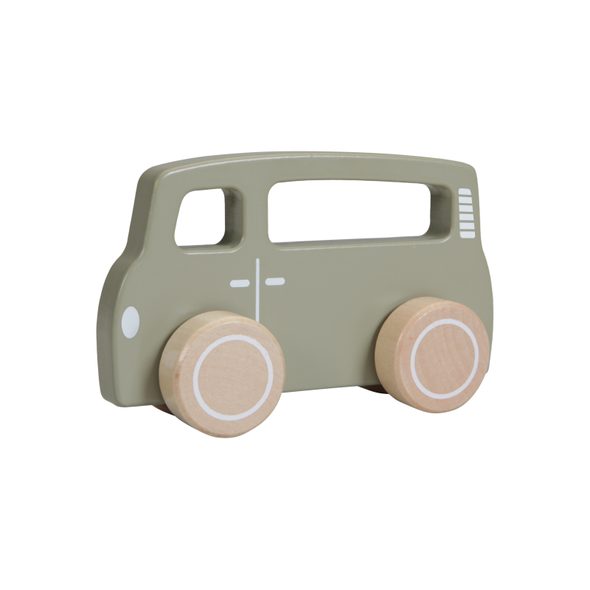 LITTLE DUTCH AUTÍČKO DODÁVKA DŘEVĚNÉ OLIVE - AUTÍČKA A JEZDÍCÍ - PRO DĚTI