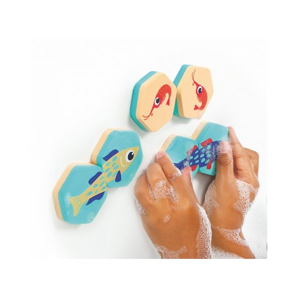 LUDI PĚNOVÉ PEXESO DO VANY PODMOŘSKÝ SVĚT 24 KS - HRAČKY DO VANY - PRO DĚTI