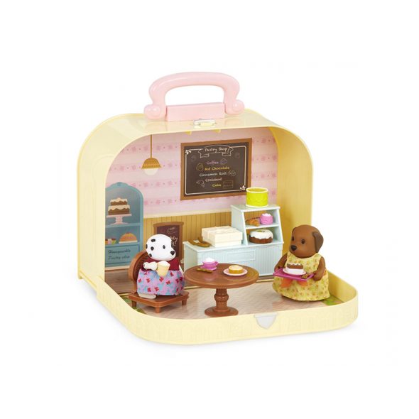 LI'L WOODZEEZ SADA V KUFŘÍKU CUKRÁRNA - DOPLŇKY PRO FIGURKY - PRO DĚTI