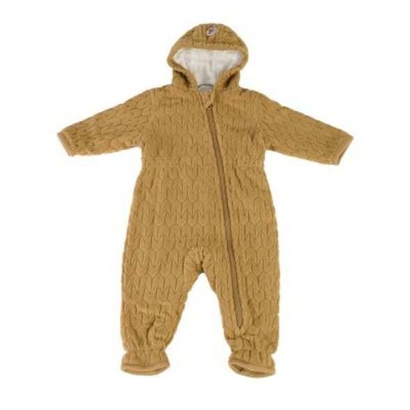LODGER SKIER EMPIRE FLEECE DARK HONEY 3-6 MĚSÍCŮ - ZIMNÍ KOMBINÉZY - PRO DĚTI