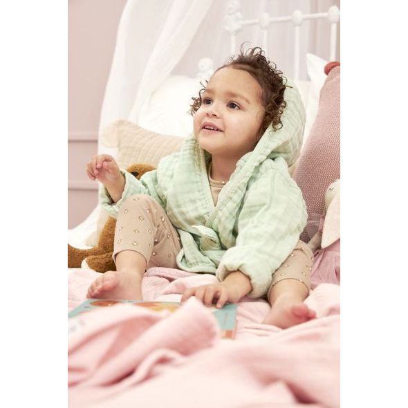 MEYCO MUŠELÍNOVÝ ŽUPÁNEK 98/104 - SOFT GREEN - OSUŠKY A DĚTSKÉ ŽUPANY - KOUPÁNÍ A ZDRAVÍ