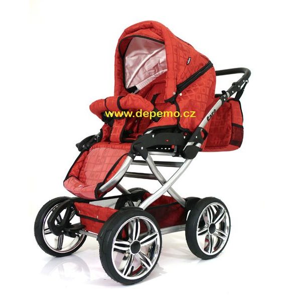 BABY WORLD KOMBINOVANÝ KOČÁREK CARO - TROJKOMBINACE - KOČÁRKY A PŘÍSLUŠENSTVÍ
