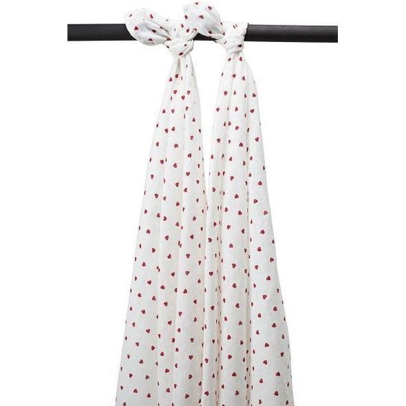 MEYCO PLENY 2-BALENÍ SWEET HEART - LÁTKOVÉ PLENY SKLÁDANÉ - PŘEBALOVÁNÍ