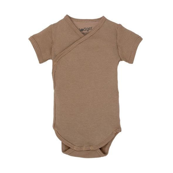 LODGER ROMPER SHORT SLEEVES CIUMBELLE BEIGE VEL. 62 - BODY - PRO DĚTI