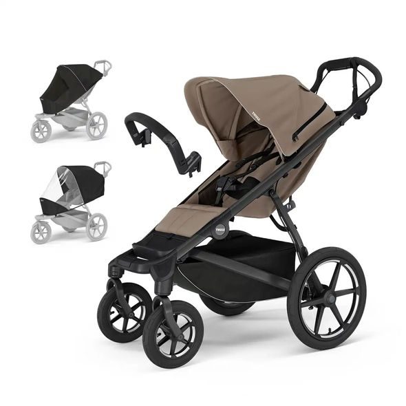 THULE SPORTOVNÍ SADA 4V1 URBAN GLIDE 4-WHEEL + PŘÍSLUŠENSTVÍ 2024 - SPORTOVNÍ KOČÁRKY - KOČÁRKY A PŘÍSLUŠENSTVÍ
