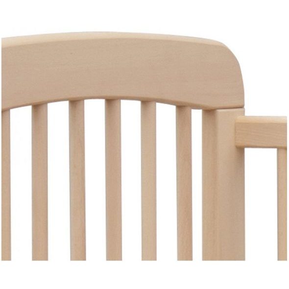 SCARLETT DĚTSKÁ POSTÝLKA SCARLETT MÍŠA - ECO PŘÍRODNÍ (BUK) - STAHOVACÍ BOČNICE - 120 X 60 CM - DŘEVĚNÉ POSTÝLKY - SPINKÁNÍ