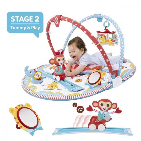 YOOKIDOO HRACÍ DEKA S HRAZDOU A JEZDÍCÍM AUTÍČKEM CIRKUS - HRACÍ DEKY - PRO DĚTI