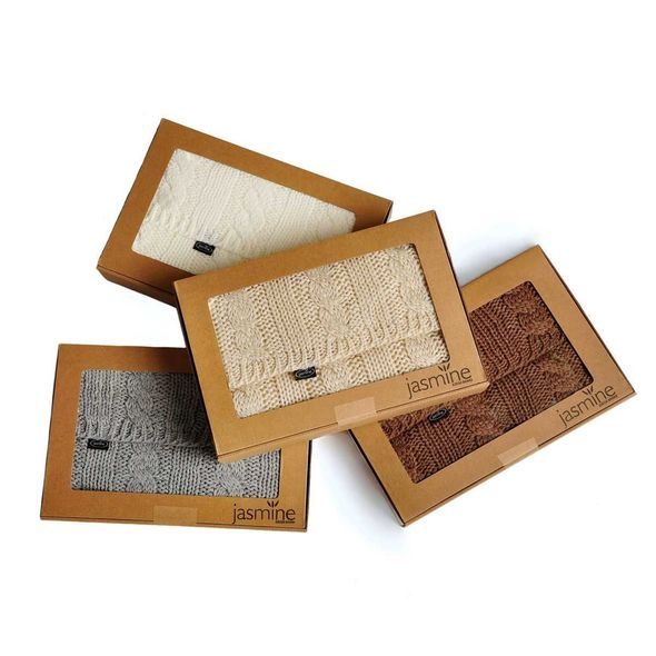 JASMINE PLETENÁ DEKA JASMINE WHITE - DĚTSKÉ DEKY PRO MIMINKA - SPINKÁNÍ