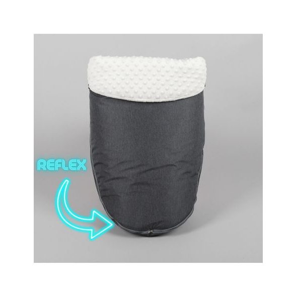 NÁNOŽNÍK MELÍR + SVĚTLÁ ŠEDÁ REFLEX - NÁNOŽNÍKY - KOČÁRKY A PŘÍSLUŠENSTVÍ