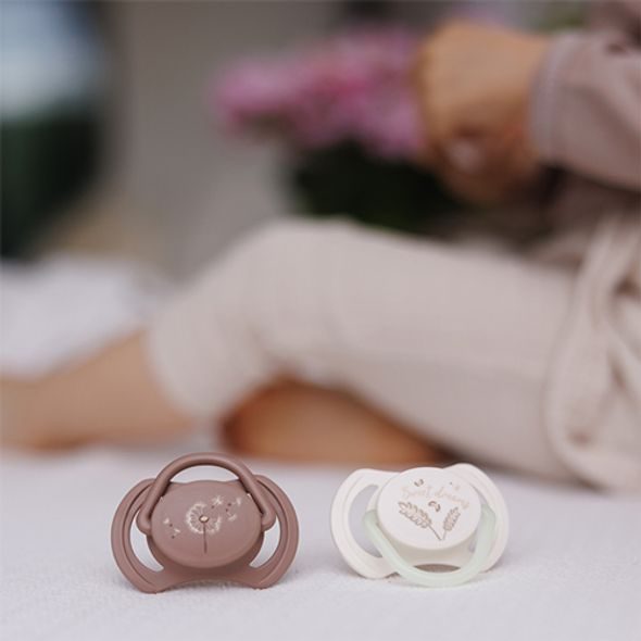 BABYONO DUDLÍKY SILIKONOVÉ SYMETRICKÉ 18M+, 2 KS - ŠIDÍTKA A DOPLŇKY - KRMENÍ